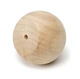 Darice 9104-11 Wood Ball Knob, 2-Inch [並行輸入品]