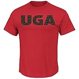 NCAA University of Georgiaメンズattainable Excellence Tee S レッド