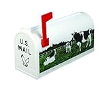 Flambeau T-RD-COW2 Scenic Decor Series Mailbox, Holstein Cows [並行輸入品]