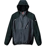 アイトス パーカーブルゾン(男女兼用)(春夏用) AZ-10302  114  チャコール×ブラック LLサイズ