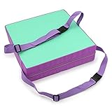 Gewaha 子供用お食事クッション ベビー用チェアクッション 高さ調節 座布団 ひも付き　　 (Green)