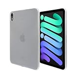 Provare iPad mini 6 第6世代 (2024/2021) 互換ケース iPad mini 7 第7世代 (A17 Pro) 互換ケース 半透明 スモーククリア 耐衝撃 軽量 カバー ポリカーボネート素材 A2993 A2995 A2567 A2568