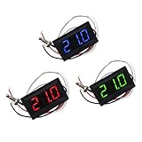 Baoblaze 温度計　パネル　3個セット　-30℃〜800℃　熱電対　センサー　Kタイプ　LED　デジタル　メーター