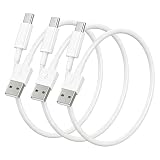 USB-C ケーブル 0.3m 3本セット USB-A to USB-C 3A充電 480Mbpsデータ転送 映像出力非対応 Suptopwxm