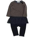 TAPPET ボーダーセットアップロンパース ブルー(BL) 80