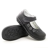 CHD　ガールズシューズ 女の子靴 フォーマル靴 子供フォーマル靴 マット黒　本革　お花飾り　女の子 用 ドレス シューズ 発表会 結婚式 セレモニー 女の子 フォーマル 靴　卒業 卒園 七五三 冠婚