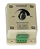 12V 24V 調光器 明るさ調整 パワーコントローラー 8A