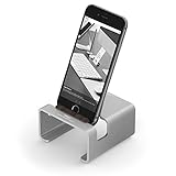 elago M3 STAND スマホスタンド アルミ × 木製 充電 スタンド ［ iPhoneX / iPhone8 / iPhone8Plus / Xperia/Galaxy 各種 スマートフォン 対応 ］ ブラック
