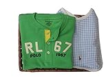 ラルフローレンの子供服　POLO　RALPHLAUREN　ベビー　出産お祝いセット（長袖）　男の子　７０ｃｍ　３ヶ月～６ヶ月用 [並行輸入品]