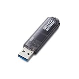 (8個まとめ売り) BUFFALO バッファロー USBメモリ USB3.0対応「ライトプロテクト機能」搭載モデル RUF3-C64GA-BK RUF3-C64GABK