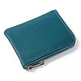 [ブランポム] 財布 レディース ミニ財布 本革 レザー コンパクト L字ファスナー bp-1074 ブルー