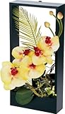 ユーパワー Flower Art ウォールフラワーアート オーキッド イエロー FL-04037