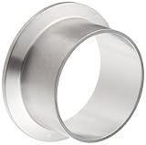 Dixon L14AM7-R200 Stainless Steel 316L Sanitary Fitting Long Weld Clamp Ferrule 2 Tube OD [並行輸入品]