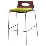 オリバー ダイニング ハイカウンターチェア スチール ビニールレザー張り ダークブラウン×ティーグリーン (S・CS-147・DB・ST+CL-20V)