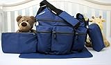 SoHo Daddy, Grand Central 4 pieces Diaper Bag set *Limited time offer !* (ROYAL NAVY) by SoHo Design