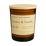 Scentsational アンバー&バニラキャンドル アンバー