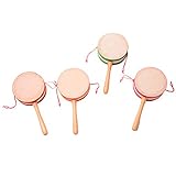 Myoffice でんでん太鼓 ドラム 打楽器 ドラム タンバリン ガラガラおもちゃ 知育玩具 音楽子供 おもちゃ 楽器