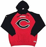 MLBシンシナティレッズメンズビッグロゴプルオーバーフード L レッド