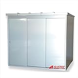 サステック　オールステンレス製物置　M2-2218　完全受注生産品　　『中型・大型物置 屋外 サビに強い』