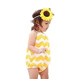 Karchi 　ベビー用ロンパース　カバーオール　　子供連体服 　袖無しボーダー柄オールインワン　 女の子着 　子供連体服　 春夏 可愛い ベビ用連体服 　 柔らかい おしゃれ 　幼児　赤ちゃん 　イ
