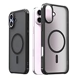 【araree】 iPhone 16 Plus 対応 ケース MagSafe 対応 耐衝撃 ハイブリッド スマホケース サラサラ フロスト クリア マグセーフ スマホカバー [ iPhone16Plus アイフォン 16 プラス 対応 携帯ケース ] iPhone 16Plus Case Duple M ARMOR イエロー