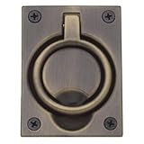 Baldwin 0395050一般ハードウェアサテン真鍮、ブラックフラッシュPull Pock