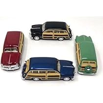 1950 フォード ウッディーワゴン マッスルカー 箱傷み有】 1/24 箱入り ミニカー 1949 FORD WOODY WAGON