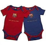 FC Barcelona Authentic LA LIGA 2パックベビーボディスーツ( 3 – 6ヶ月)