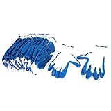 uxcell 手袋 　PVC布製ブルー　ハンドウェア　ファブリック　抗酸　家庭用手袋　耐油性　12ペア入り