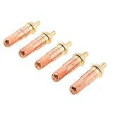 Baoblaze 5個セット　アセチレン ガス用　切断チップ　先端ノズル　切断ノズル　環状　ブラス　