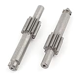 uxcell 平歯車スプラインシャフト 電動工具 9カッター ボッシュ26電動ハンマ用 75 x 14mm