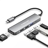 USB C ドッキングステーション hdmi 2つ デュアル HDMI 3画面 拡張 Type C Dock 10-in-1