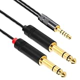 waveman 4.4 mm バランス ケーブル 6.3mm 変換 ケーブル 6.3mm 4.4mm 変換 6N OFC 無酸素銅 trs 4.4 mm コード 4.4mm to trs 変換 コード 1メートル