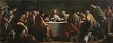 高品質ポリエステルキャンバス、The Amazingアート装飾キャンバスプリントの油絵' Maella Mariano Salvador La Ultima Cena Ca。1794 ' 16 x 4