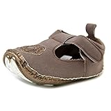 Luvable Friends Baby Booties ベビー 米国 6-12 Months ブラウン メアリージェーンズ [並行輸入品]