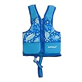 Boys Printed Swim Vest with Safety Strap, Small