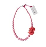 Rockahula Kidsロッカフラキッズ/N403Pポンポンフラワーネックレス/ピンク