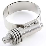 1 1 / 4 " – 2 1 / 8 " constant-tension worm-driveホースクランプ、SAE 212 – ( Pack of 10 )