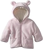 WidgeonユニセックスベビーFaux Fur Zip Front Hooded Jacket with Ears カラー: ピンク