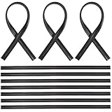 ULTECHNOVO ワイパーゴム 10本入り 長さ500mm ゴム幅 6mm 車用ワイパー替えゴム 汎用 自動車 ガラコワイパー 超視界 自動車用 ワイパー