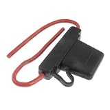 uxcell ブロックヒューズホルダー　溶断器　カーボートトラックブレード用　32V 80A 　ワイヤー10 AWG