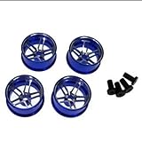 イーグル模型 ミニ四駆用 SP軽量デュアル5スポーク大径 #MINI4-W006-BK