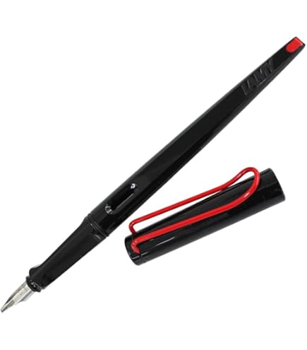 Amazon | LAMY ラミー カリグラフィーペン 万年筆 ジョイ レッド