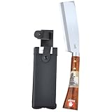 長雲斉 磨サヤ入 鉈 左きき 165mm