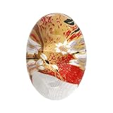 箸置 硝子 (錦赤) K3010