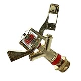 Perfk スプリンクラー　360度 回転式　全2サイズ　ガーデン 灌漑　給水　スプレー　亜鉛合金　庭の散水 - DN20