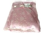 Baby Wrap Paws Blanket Colour Pink 75 x 100cm 892 by Snuggle Baby