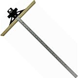 YSS 丸のこ定規 樫羽付き 300mm T-300
