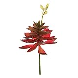 Dovewill インテリア　可愛い　造花　人工花　プラスチック花　プラスチック植物　全2色選ぶ - 赤