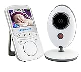 Yihiro ベビーモニター ワイヤレス ベビーカメラ 防犯カメラ 見守りカメラ 双方向音声通信 赤外暗視 子守唄 遠隔監視カメラ 防災防犯 ペット見守り 年寄り介護 子育て応援アイテム